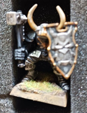 WARHAMMER FANTASY - ESERCITO CAOS WARRIOR EROE CAMPIONE DEL CAOS