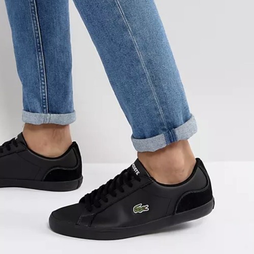lacoste lerond leather