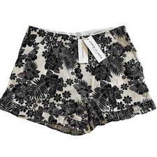NWT Janie and Jack Hibiscus Floral Shorts Girls Size 12