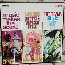 5 Lp Box Set Jamboree Country & Western Style Music Makes The Scene Vintage...
