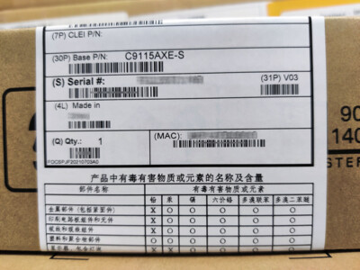 C9115AXE-S Cisco C9115 Series Wi-fi 6 Access Point 4x4 4 MIMO S