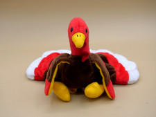 Gobbles The Turkey Ty Beanie Babies 1996 PVC Pellets