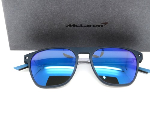 McLaren Openmatic Series 98S03 C03 Navy/Silver - Blue Polarized Sunglasses - Picture 3 of 7
