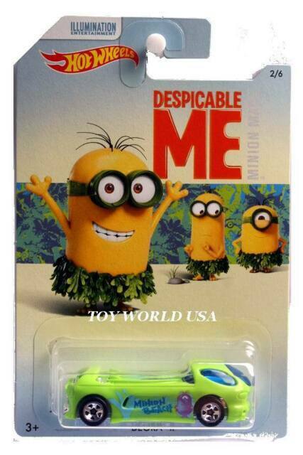 6 Car Set Hot Wheels Minion Made Despicable Me All 2017 Dwf12 Minions For Sale Online Ebay