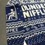 thumbnail 4 - DUNDER MIFFLIN The Office Ugly Xmas Christmas Sweater Blue Holiday Knit Medium