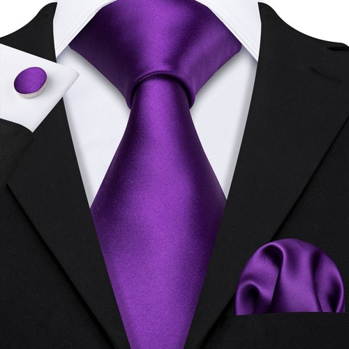 200 Color Mens Ties Paisley Striped Floral Solid Silk Tie Necktie Set Wedding - Imagen 84 de 246