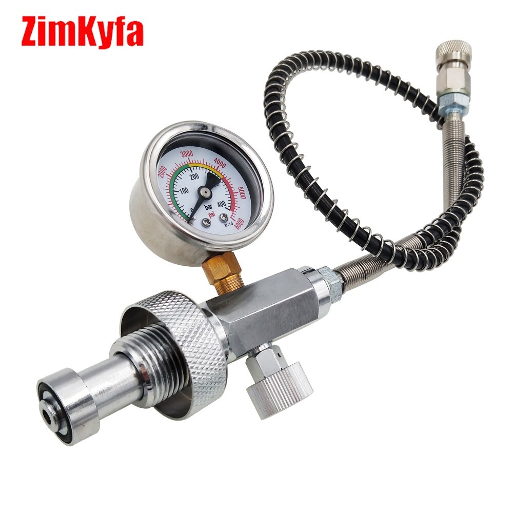 IeLsngai Paintball PCP - Kit Di Ricarica DIN, Adattatore G5/8 - Foto 5