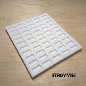 mini brick silicone mold