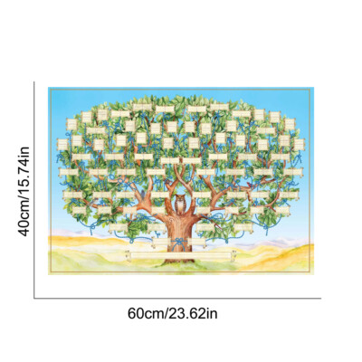 New Family Tree Chart Family Tree Diagram 6 Generation Fillable Ancestry Chart H