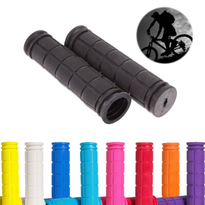 BMX MTB Bike Grips Mountain Bicycle Handle Handlebar Soft Rubber Bar End  track