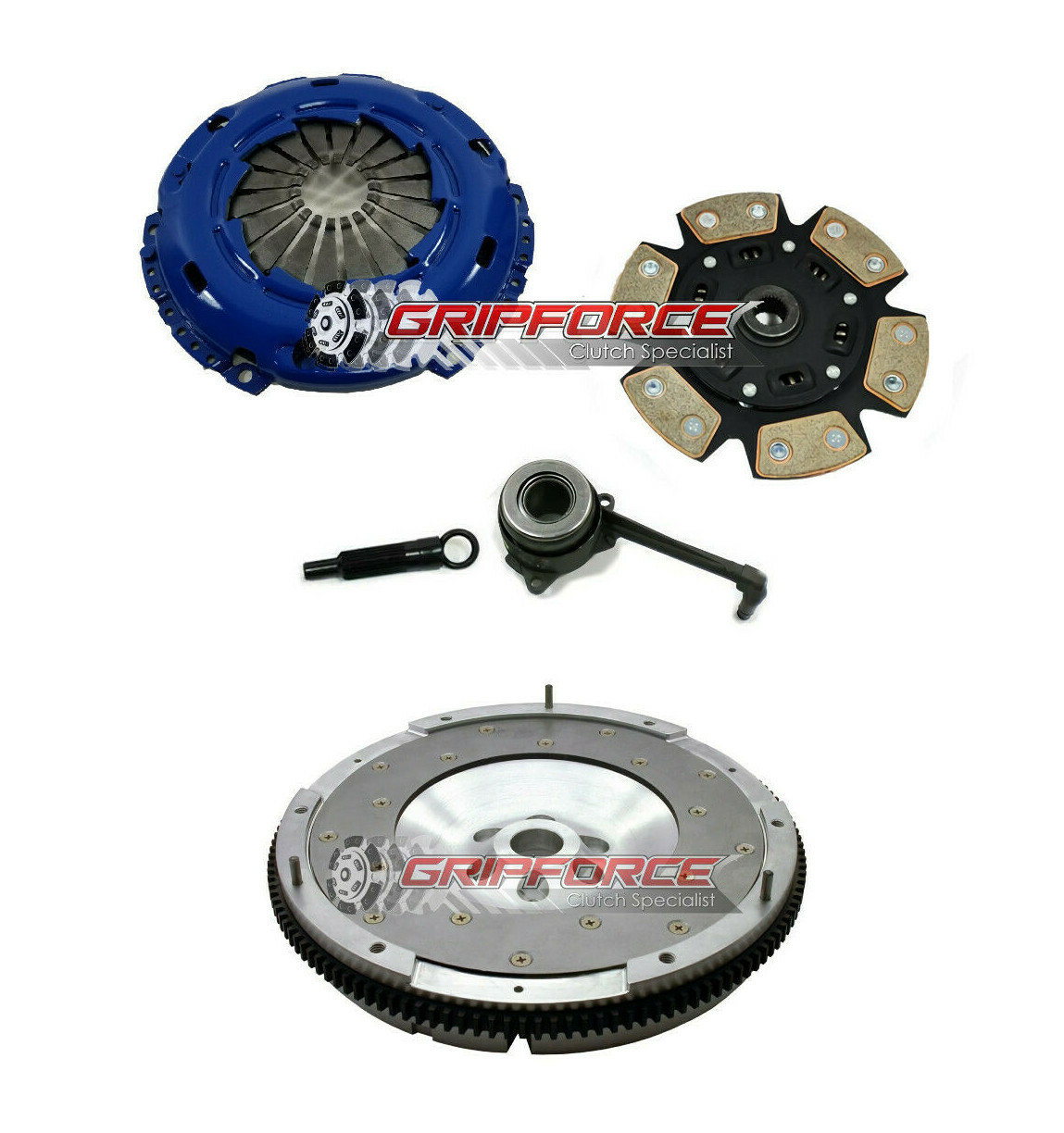 FX STAGE 3 CLUTCH KIT+FIDANZA FW for AUDI TT QUATTRO VW BEETLE JETTA 1.8T 6SPD