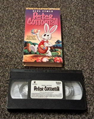 HERE COMES PETER COTTONTAIL ORIGINAL EASTER CLASSIC NTSC VHS VIDEO KIDS CHILDREN