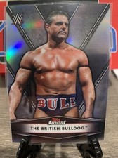 2021 Topps Finest WWE Sole Survivors The British Bulldog Refractor SP SS-10