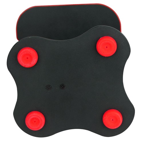 Studio Monitor Speaker Desktop Stand Height Adjustable Pair Red Trim Clutch - Picture 6 of 7