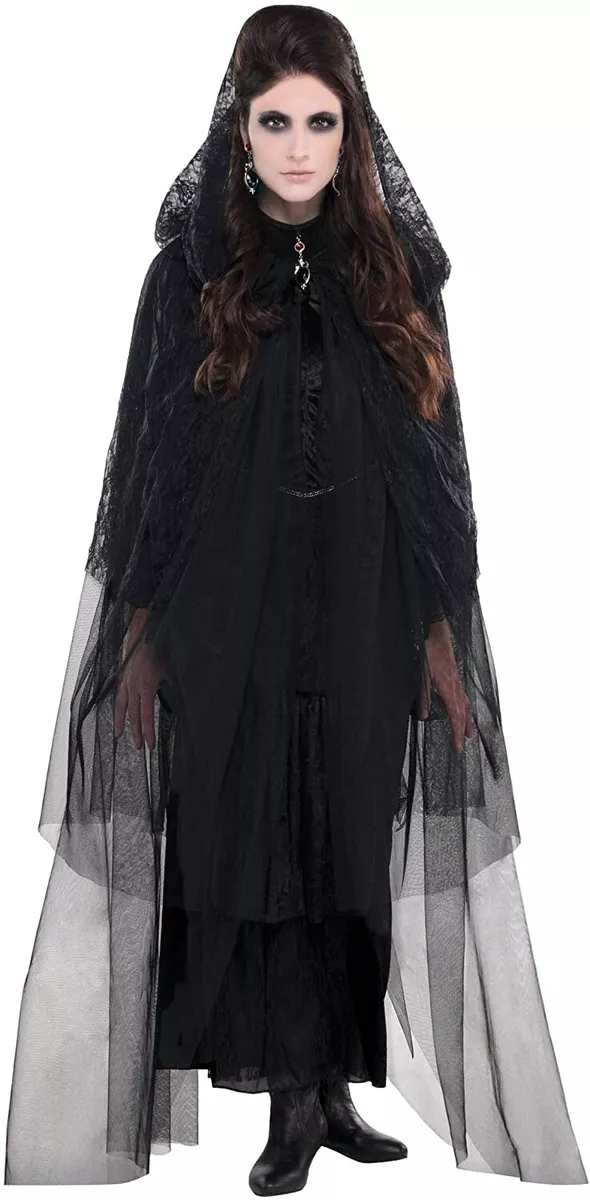 Black lace hotsell cape halloween