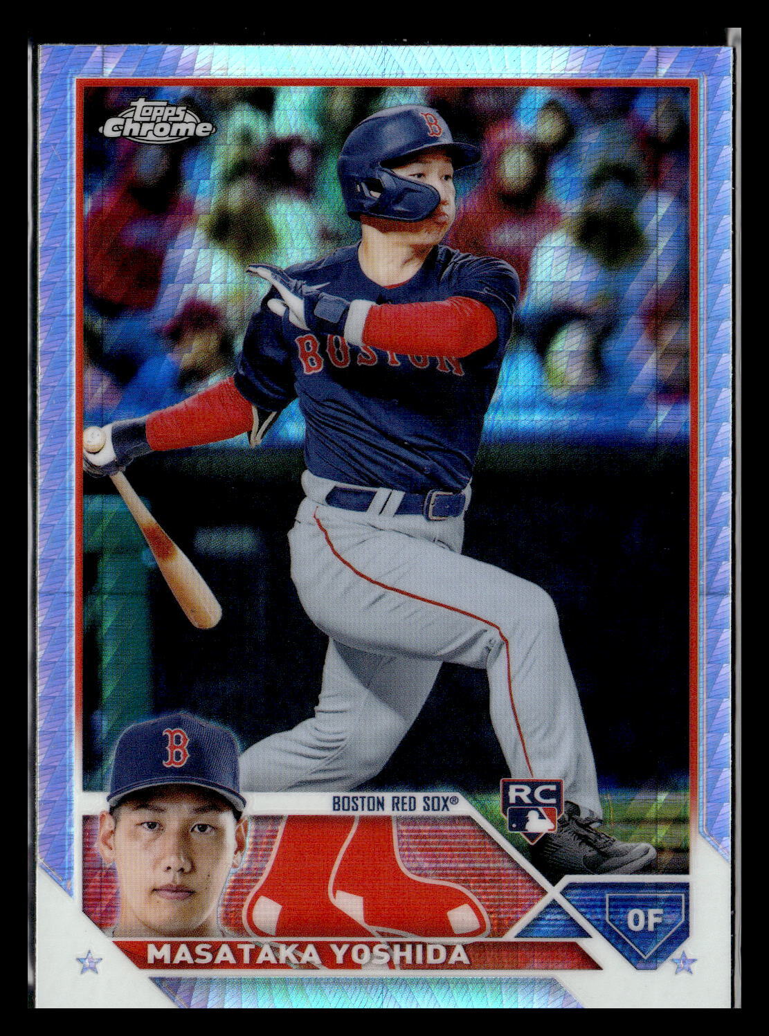 2023 Topps Chrome #167 Masataka Yoshida Prism Refractor Rookie