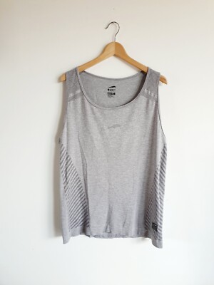 Leif Nelson  Gym Herren Fitness Trägershirt, grau, Gr.L