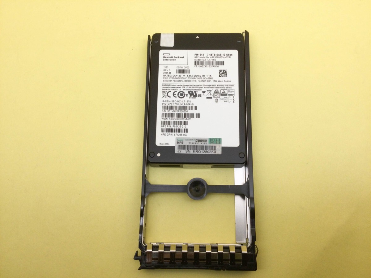 R0Q00A HPE PRIMERA 600 7.68TB SAS SFF (2.5IN) FIPS ENCRYPTED SSD