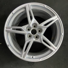 REAR Chevy Corvette Silver OEM Wheel 20" 2020-2024 Factory Original Rim 14008