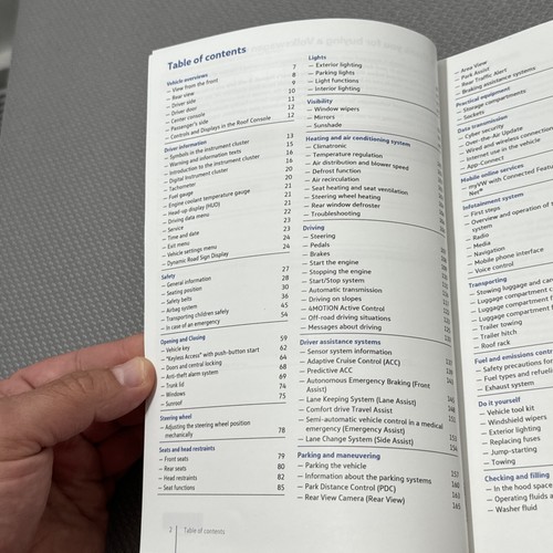 2024 Volkswagen Atlas Cross Sport Owners Manual VW Operators User Guide NEW Book - 第 4/10 張圖片