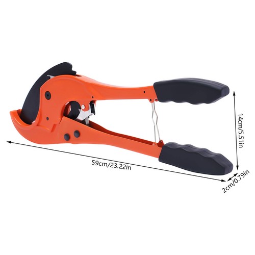 20-75mm Ratchet Plastic Pipe Cutter Plumbing Tool PVC Water Tube Hose Cutting UK - Picture 5 of 17