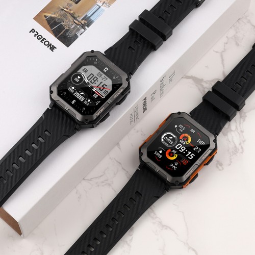 C20 PRO 1.83″ Smart Watch Music BT Call Outdoor Sports Rugged Fitness Tracker - Picture 16 of 26