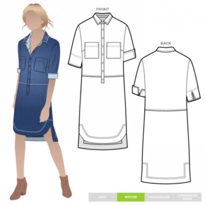Style Arc Schnittmuster Murphy Kleid Damen Größen 18-30