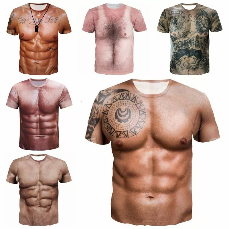 Bodybuilding Simulated Muscle Shirt Perfect Gift For All Your