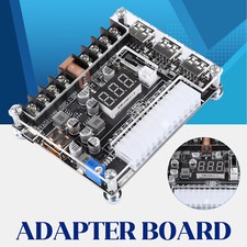 20/24Pin ATX Power Adapter Board Breakout Power Supply Module Adjustable Voltage