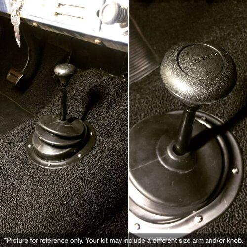 Ford C6 Single Action Shifter Kit 6" Black Arm w/ Black Knob - Picture 5 of 8