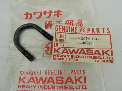 92096-001 NOS Kawasaki Engine Guard Bolt G5 100 1972 S466k | eBay