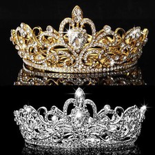Crown tiara rhinestone tiara crystal luxury bridal wedding hair accessories