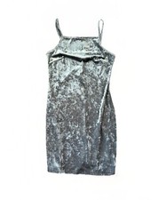 Forever 21 Green Velvet Mini Dress Size L 