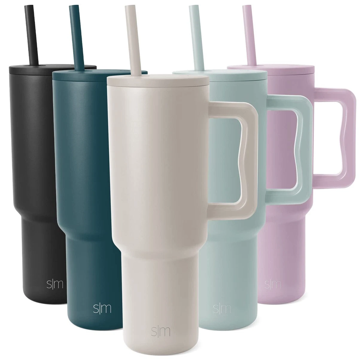 Simple Modern 50 oz Mug Tumbler with Handle and Straw