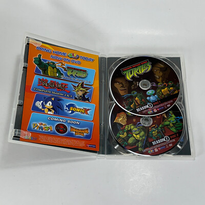 Teenage Mutant Ninja Turtles Season 2 Part 1 DVD 2-Disc Set HTF