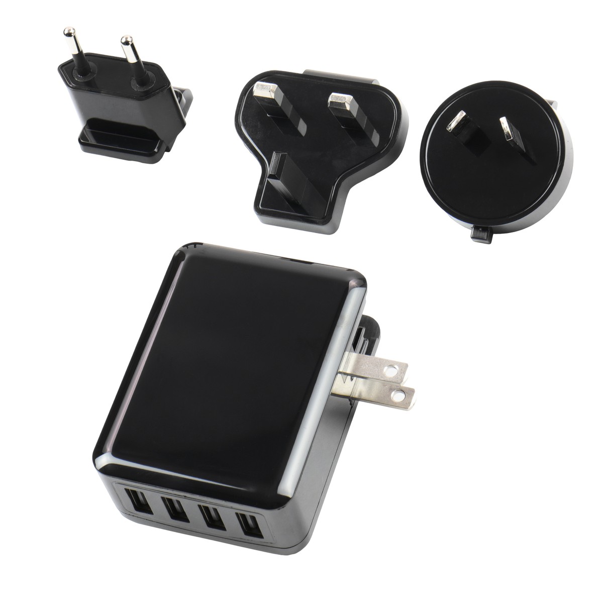 Minelab Metal Detector 4-Way Universal AC Charger Plug Pack for