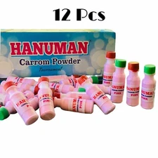 12Pcs Carrom Board Disco Powder Boric DANCING Powder Sprinkle Traditional NO:01