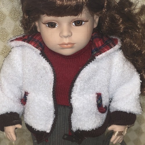 Collectors Choice 15" Genuine Fine Bisque Porcelain Doll Limited Edition Doll - Picture 10 of 10