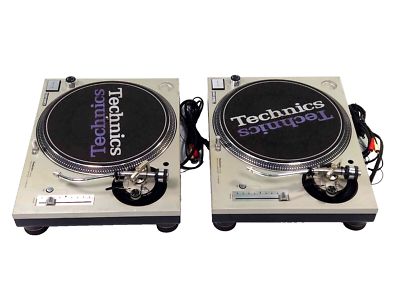 Technics SL-1200 MK3D Silver Set of 2 Direct Drive DJ Turntable