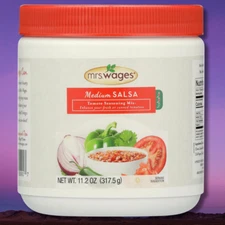 Mrs. Wages Medium Salsa Canning Mix, 11.2 Ounce Canister (Pack of 1)