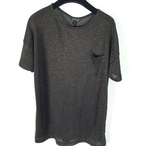 TopShop Oversize Black Knit T-shirt 