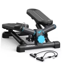 Merach Mini Stepper for Exercise, Twist Stair Stepper 330LBS Capacity Black Read
