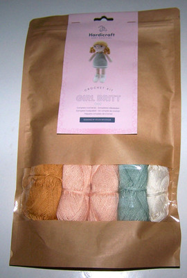 Hardicraft GIRL BRITT Crochet Stuffed Doll Toy KIT