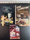 Vintage Appliance Cookbook Lot Osterizer Donvier Moulinex Blender Ice Cream