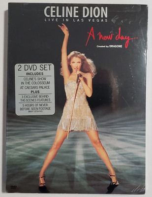 Celine Dion Live In Las Vegas - A New Day DVD Brand New Sealed