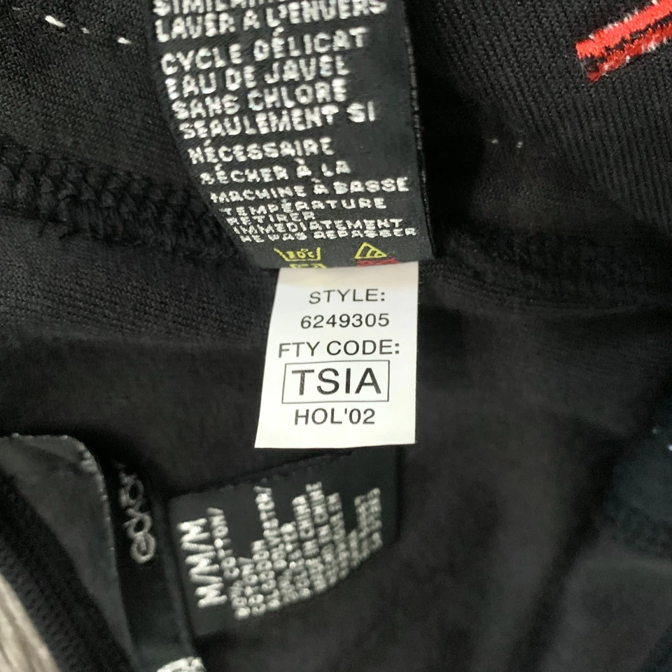 Винтажный женщин новый с Ярлыками NOS Y2K Ecko красный черный бархат комбинезон размер. M - Изображение 4 из 4