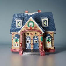 Department Dept. 56 - Snow Village Double Bungalow Retired Christmas Decor Nice