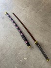 Roronoa Zoro Swords Steel Handmade Katana Japanese Anime Cosplay Kitetsu