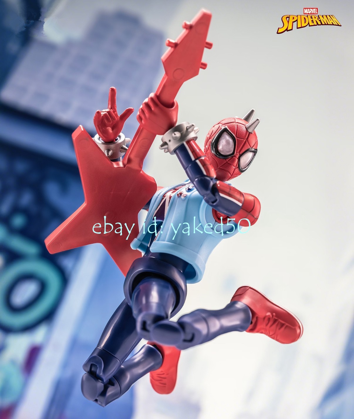 Figura Modelo Hobie Brown Spider-Man Marvel Spider-Man 4" Blokees Toys v6