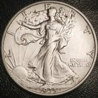 1935 S Walking Liberty Half Dollar - AU Cleaned - 90% Silver 50C